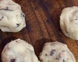 A picture of step 5 of Eggless chocolate stuffed cookies.