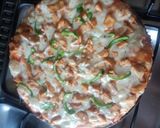 A picture of step 4 of Easy Small tikka pizza.