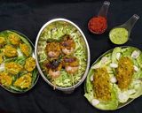 A picture of step 4 of Sizzling Cabbage Muthiya.