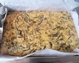 A picture of step 7 of Artichoke Frittata Wedges on a Bed of Artichokes.