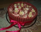 Φωτογραφία βήματος 5 της συνταγής Kitkat ruby cake-Oι 50 αποχρώσεις του ροζ💖🎀