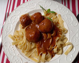 Foto del paso 3 de la receta: Albóndigas con salsa de pimientos y gravy