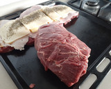Foto del paso 2 de la receta: Carne Rellena con jamón y queso