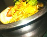 A picture of step 3 of Kolkata style Chicken Dum Biriyani.