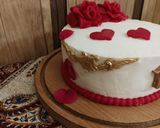 عکس مرحله 11 از دستور کیک سالگرد ازدواج و خمیر ژلارد