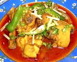 A picture of step 4 of Red Chicken Shinwari Karahi.
