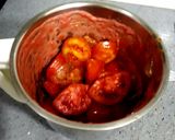 A picture of step 3 of Shahi Paneer.