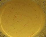 A picture of step 3 of Begun bhaja.