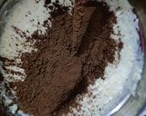 A picture of step 1 of Coffee Chocolate Cake.