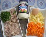 Foto del paso 6 de la receta: Ensalada fría de papas zanahoria y pollo
