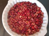 Cseresznyés tejes pite