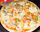 சீசி வெஜ் பீட்சா ரெசிபி ஸ்டேப் 17 புகைப்படம்