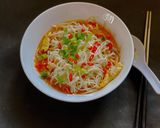 A picture of step 8 of Tomato Egg Noodle Soup.