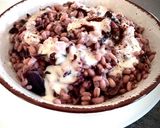 A picture of step 7 of Barley Risotto with Radicchio, Parmesan Fondue, and Cocoa Powder.