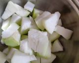 A picture of step 1 of Vegetable soup.