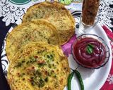 A picture of step 6 of 20 Min Breakfast Vegetable Omelette (Eggless).