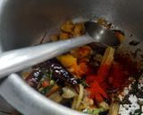 A picture of step 4 of Drum 🥁 stick mix veggies spicy sambar.