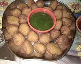 A picture of step 6 of Sweet corn (bhutta) pakode.