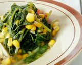 Foto langkah ke 6 dari resep Sayur bayam jagung bening.