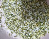 A picture of step 1 of Masala khichdi.