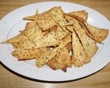 Foto del paso 3 de la receta: TORTILLAS CHIPS CON SEMILLAS DE LINAZA Y SÉSAMO. JON STYLE