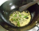 A picture of step 5 of Beerakaya Pottu Chutney (Ridgegourd Peel Chutney - Andhra Style).