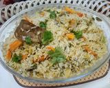 A picture of step 7 of Simple And Delicious Veg Hyderabadi Biryani In Microwave.