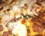 A picture of step 6 of Minced meat pizza 🍕🤫.
