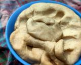 A picture of step 3 of Lachha paratha..
