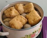Foto langkah ke 5 dari resep Bakso Ojek Komplit.