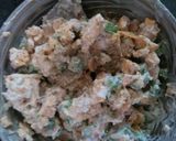 A picture of step 2 of Veg Zingy Parcel (without oven).