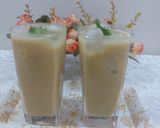 A picture of step 3 of Muskmelan and dates nuts shake/ vary healthy and yammy drink.