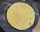 A picture of step 3 of Missi Roti.