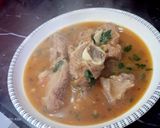 A picture of step 3 of Beef salan.