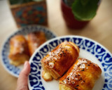 Foto del paso 3 de la receta: Rollitos hojaldrados de jamón y queso (en airfryer)