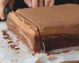 A picture of step 13 of Chocolate Tres Leches.