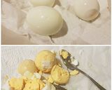 Foto del paso 4 de la receta Uova Tonnate, huevos rellenos