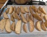 A picture of step 3 of Chicken Vesuvio.