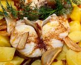 Foto del paso 10 de la receta: Pescadilla (o merluza) a la gallega con patatas de Sanlucar