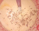 A picture of step 3 of Moi moi and Onion Sauce 🧆.