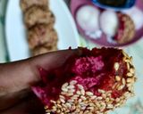 A picture of step 5 of Beetroot cottage cheese cutlet.