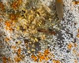 A picture of step 2 of Misti Pulao.