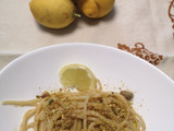 Pasta al limone e pistacchi