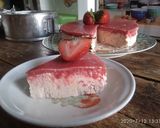 Foto langkah ke 16 dari resep STRAWBERRY CHEESE CAKE ala DAPUR SI CONGOK.