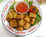 Foto langkah ke 3 dari resep Tahu Goreng Sambal Mentah.