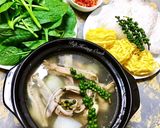 Hình bước làm 5 của món Lẩu Bao Tử Hầm Tiêu