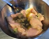 Une image de l'étape 6 de Poulet façon chili verde (maïs, poivrons, citrons verts).
