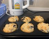 A picture of step 6 of Blueberry Muffins.