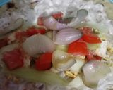 A picture of step 5 of Chicken Achari Wraps.