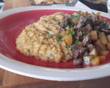 Foto del paso 3 de la receta: Lentejas cremosas con bistec y papas